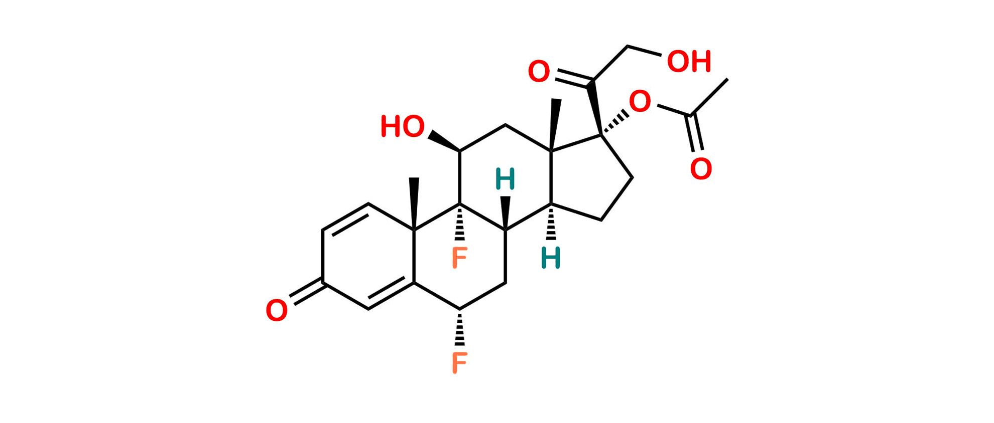 Picture of 6α,​9α-​Difluoroprednisolone 17-​Acetate