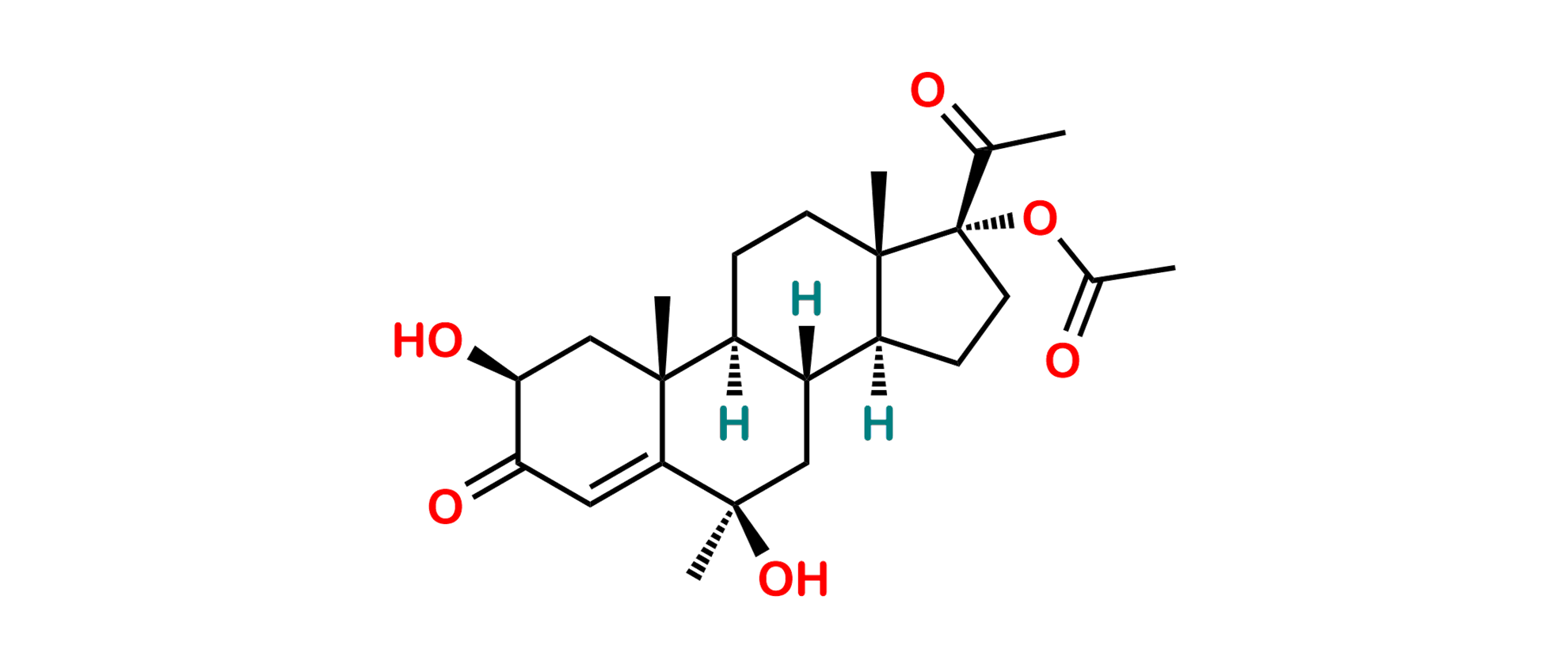 Picture of 2β,6β-Dihydroxy-Medroxyprogesterone Acetate