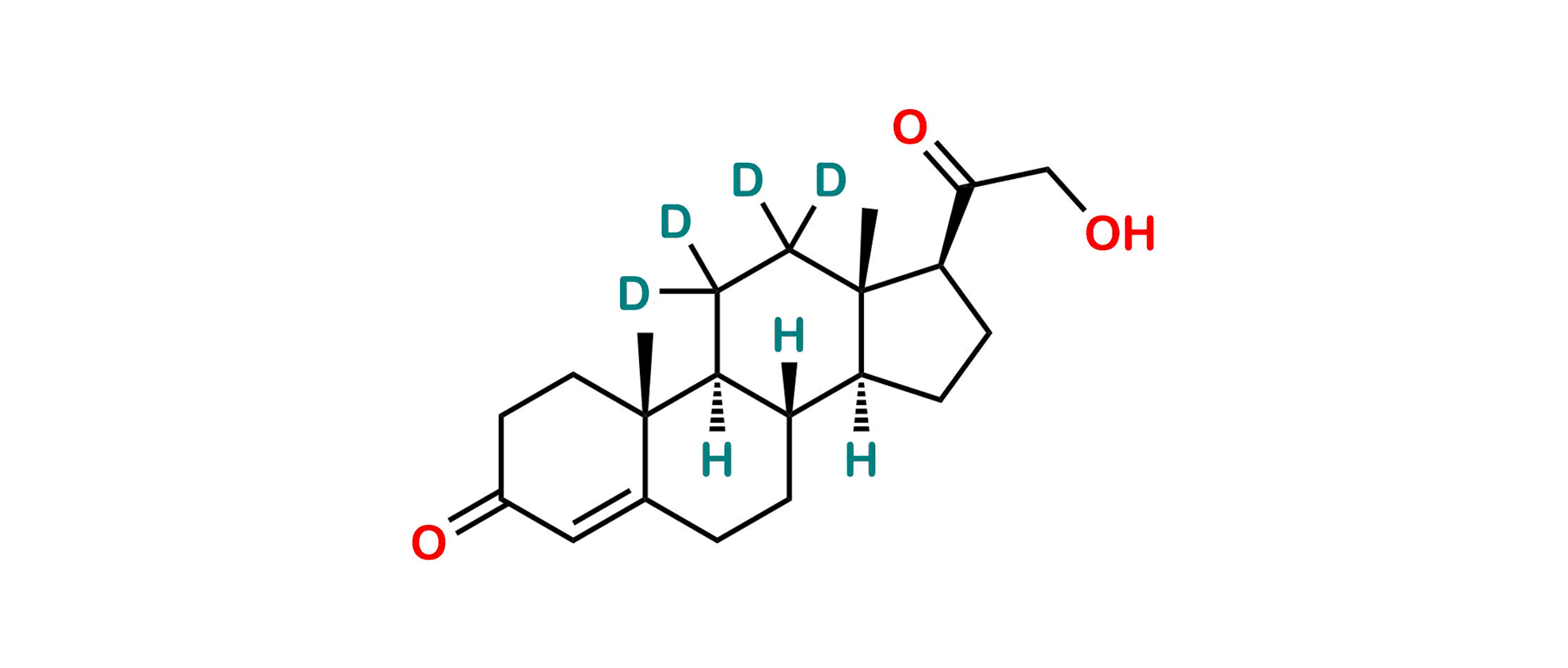 Picture of 21-Hydroxyprogesterone D4