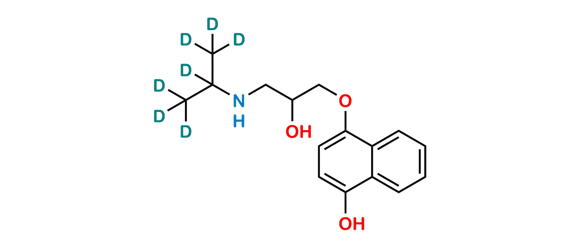 Picture of 4-Hydroxy Propranolol D7