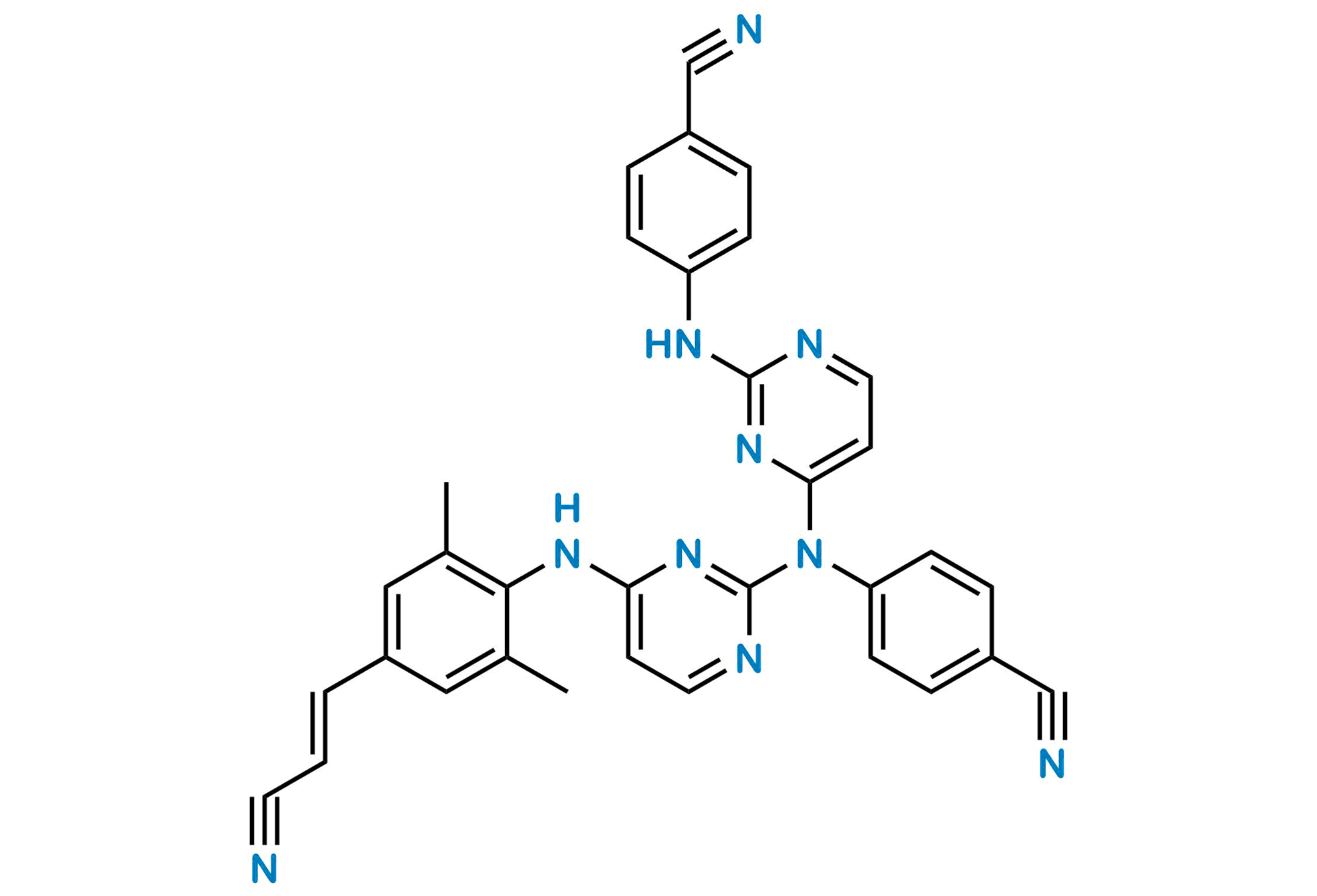 Picture of Rilpivirine Dipyrimidinyl Impurity