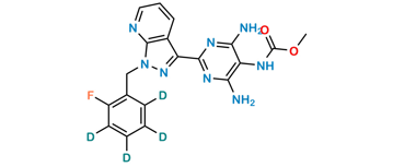 Picture of N-Desmethyl Riociguat-D4