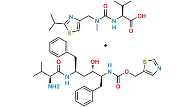 Picture of Mixture of ureidovaline and N-deacylvaline ritonavir