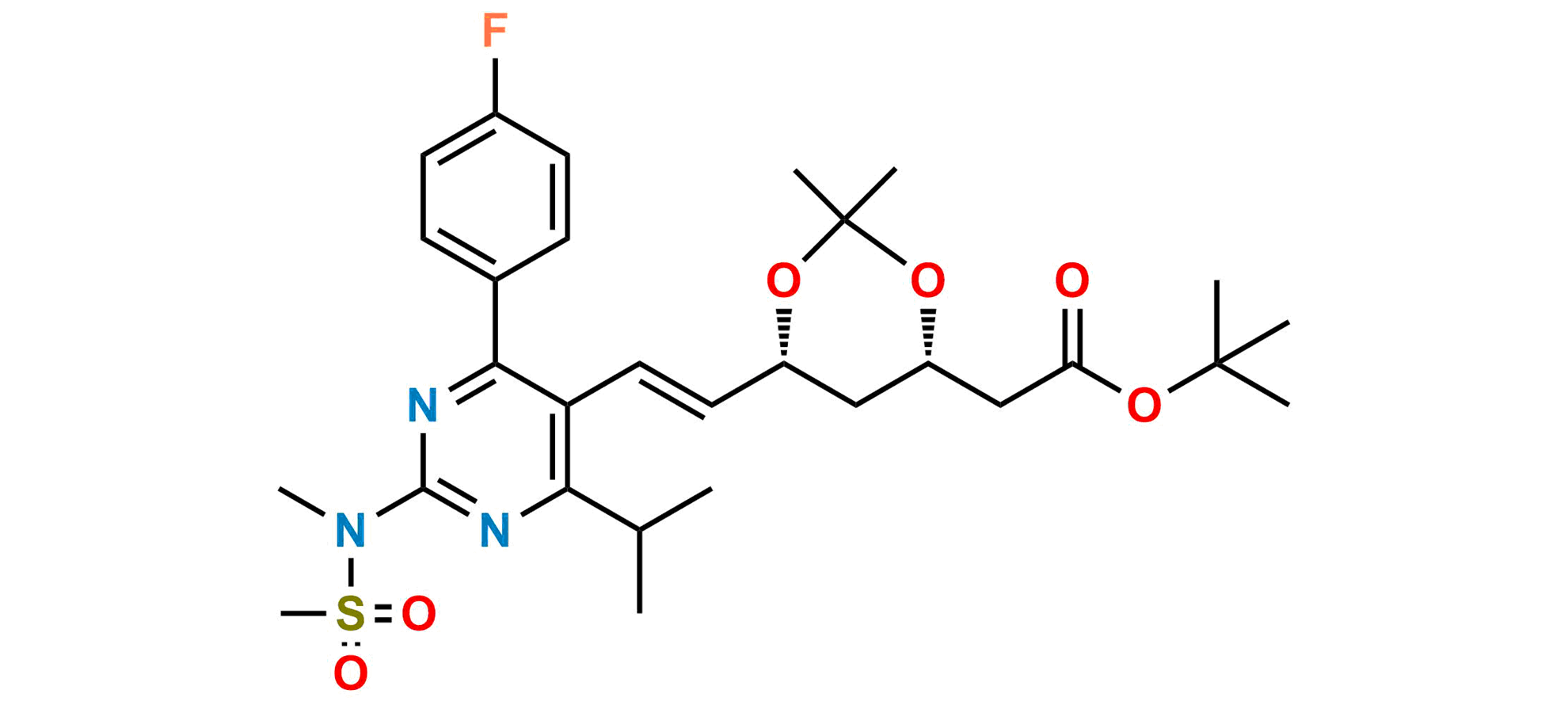 Picture of Rosuvastatin KSM (4S,6R)-isomer