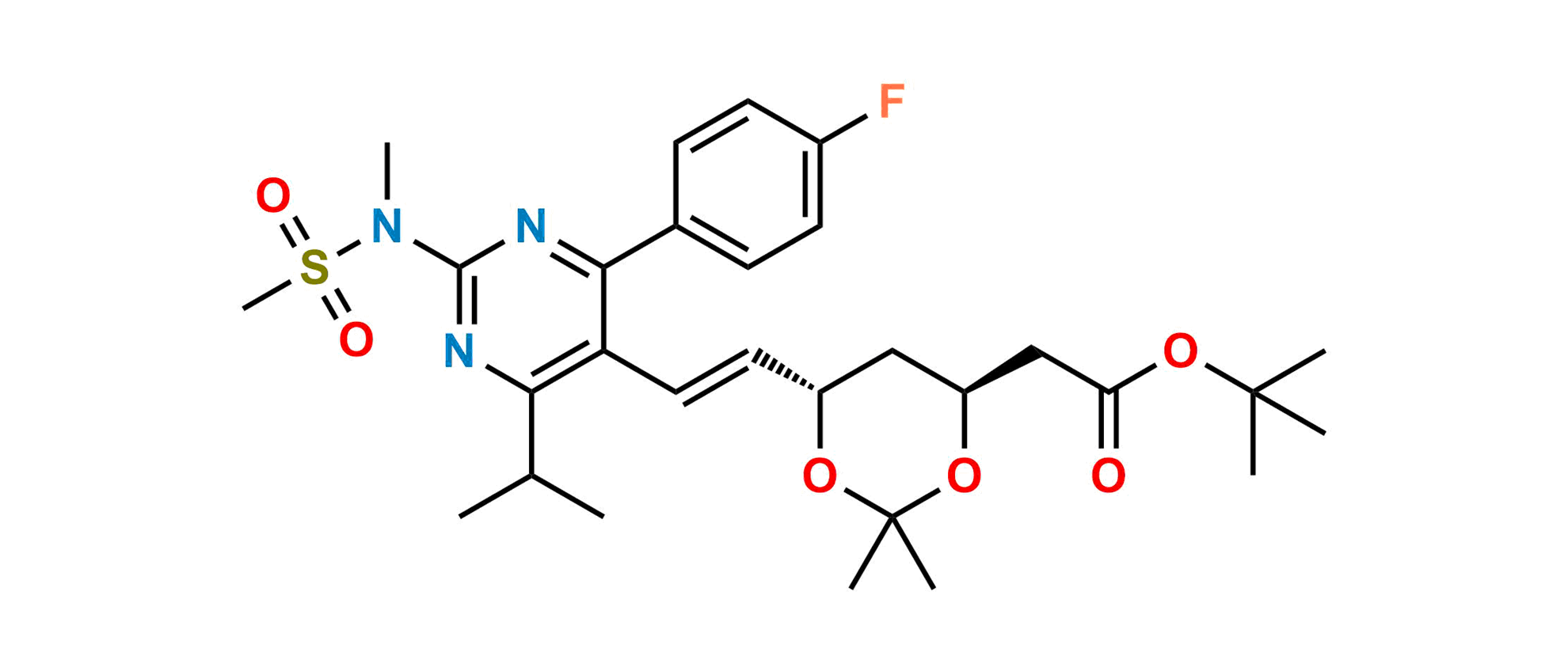 Picture of Rosuvastatin KSM (4S,6S)-isomer