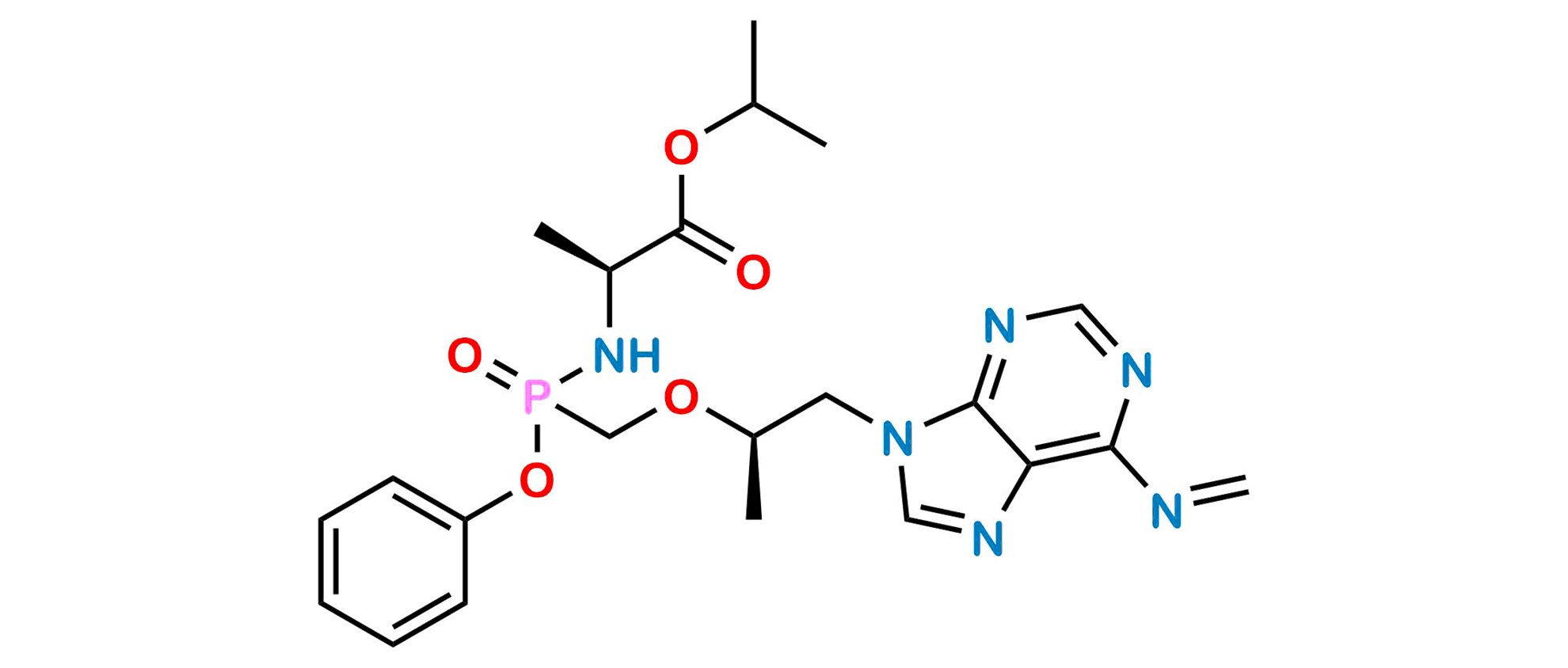 Picture of Tenofovir Alafenamide Imine impurity