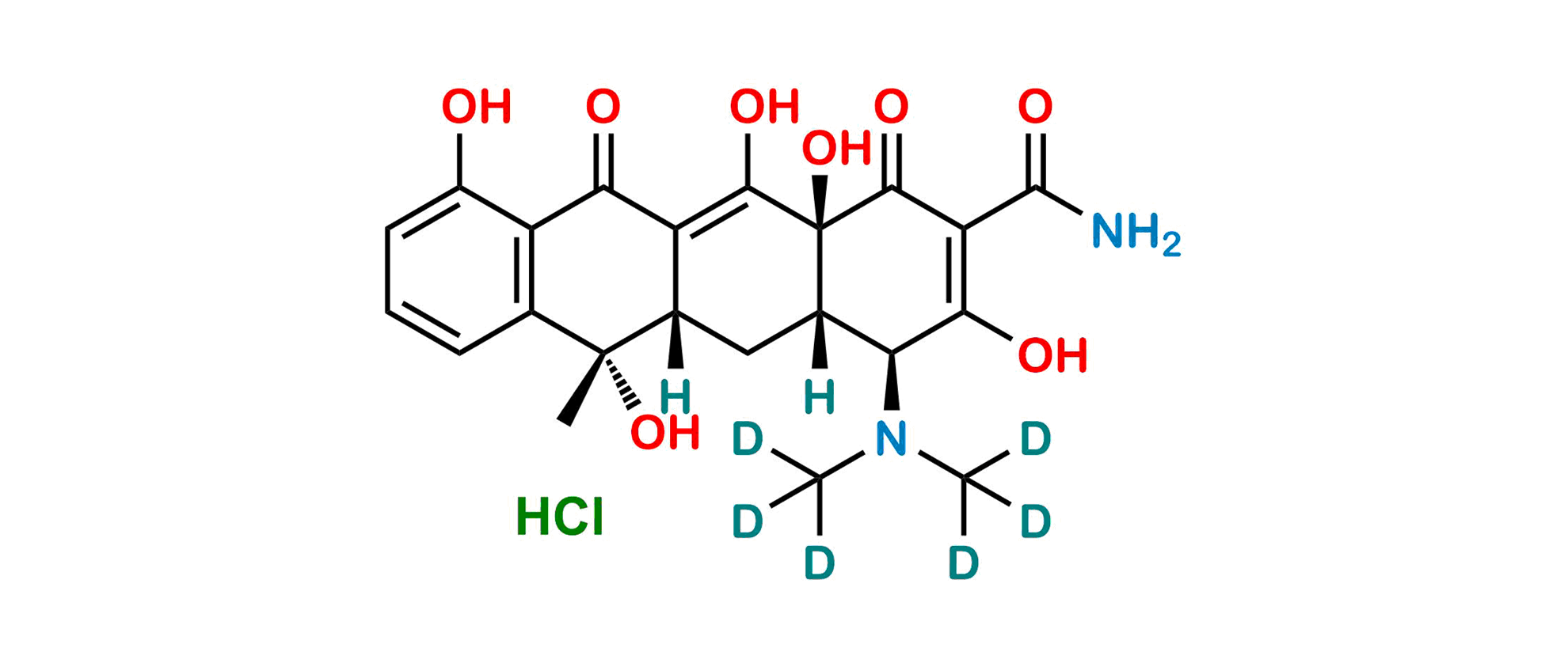 Picture of Tetracycline D6 Hydrochloride