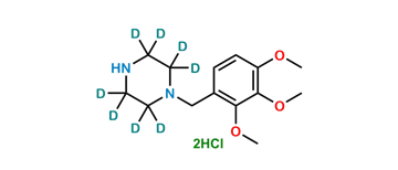 Picture of Trimetazidine D8 DiHydrochloride