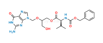 Picture of N-Carbobenzyloxy Valganciclovir