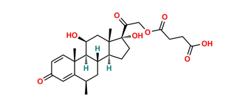 Picture of 6β-Methylprednisolone Hemisuccinate