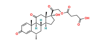 Picture of 11-oxo-methylprednisolone hemisuccinate