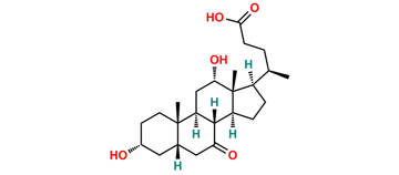 Picture of 7-Ketodeoxycholic acid