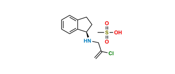 Picture of 2-Chloro Rasagiline Methanesulfonate Impurity