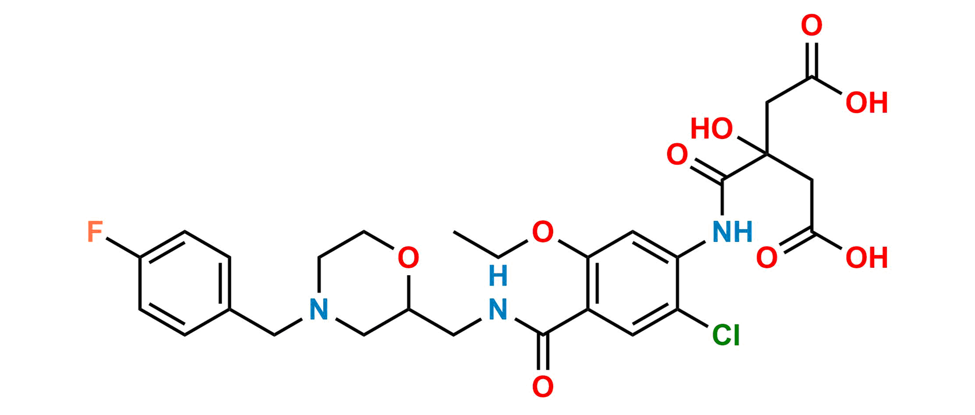 Picture of Mosapride Citric Amide