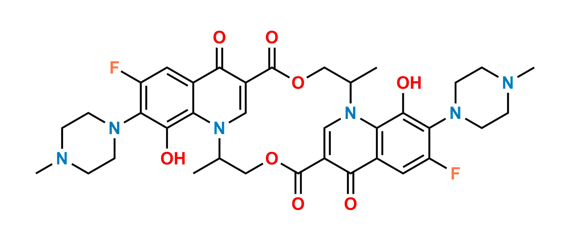 Picture of Ofloxacin Dimer Impurity