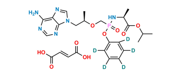 Picture of Tenofovir Alafenamide D5 Fumarate