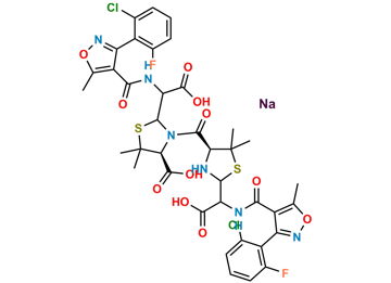 Picture of Flucloxacillin Open Ring Dimer Impurity