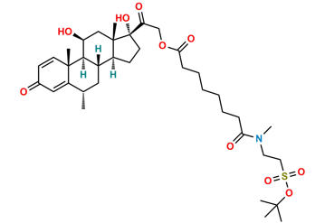 Picture of Methylprednisolone Suleptanate Tert Butyl Ester