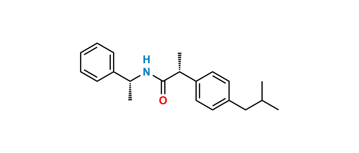 Picture of (R,R)-N-(1-Phenylethyl) Ibuprofen Amide