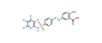 Picture of Sulfasalazine-d4 