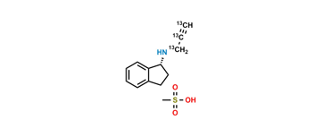 Picture of Rasagiline-13C3 Mesylate 
