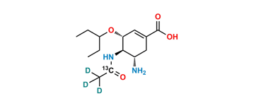 Picture of Oseltamivir Acid 13C D3