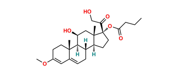 Picture of Hydrocortisone 17-Butyrate 3-Enol Methyl Ether