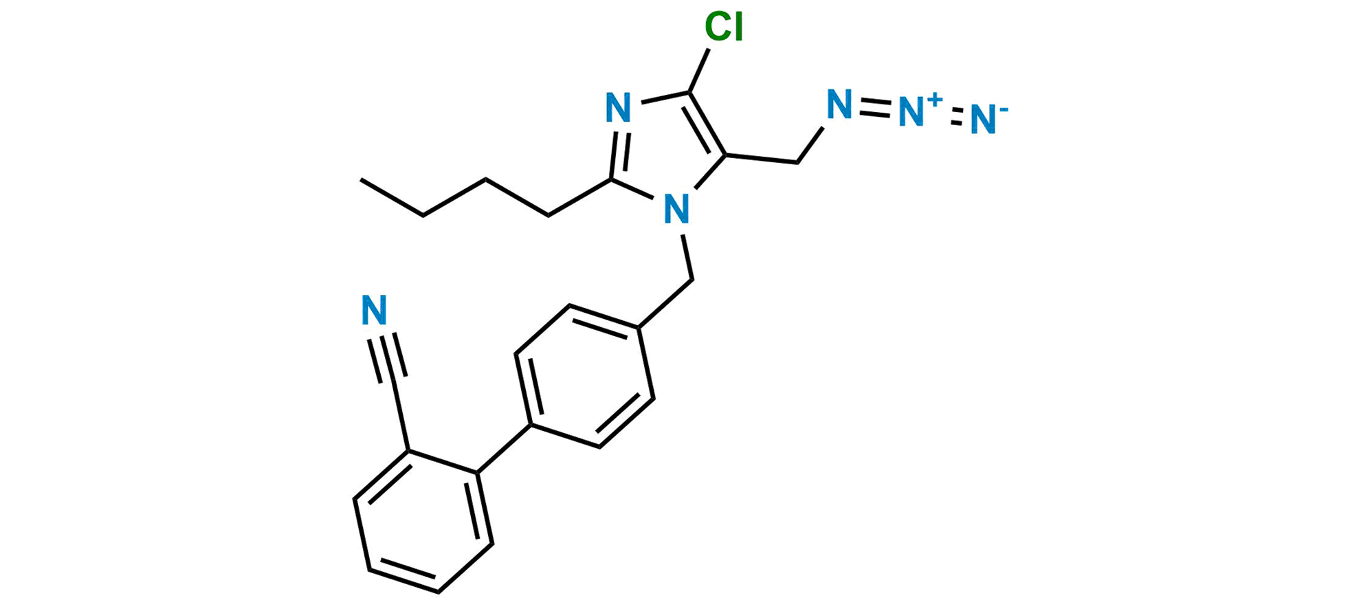 Picture of Losartan Azide Nitrile Impurity