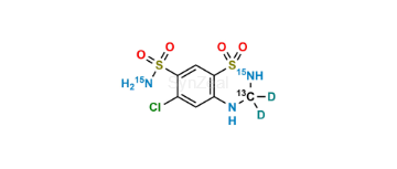 Picture of Hydrochlorothiazide-13C,15N2,d2