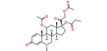 Picture of Methylprednisolone-17-propionate-11, 21 diacetate