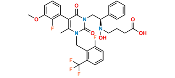 Picture of Hydroxyl Amine Elagolix Impurity