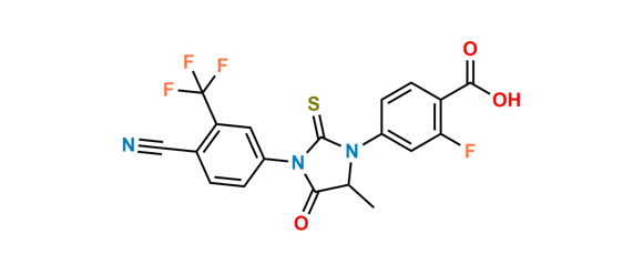 Picture of Desmethyl Enzalutamide Acid Impurity