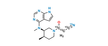 Picture of Tofacitinib 13C3 15N