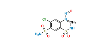 Picture of N-Nitroso Hydrochlorothiazide-13C