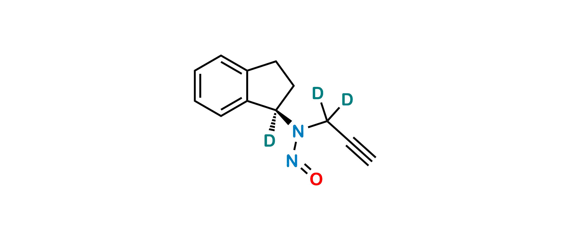 Picture of N-Nitroso Rasagiline D3 (Possibility 1)