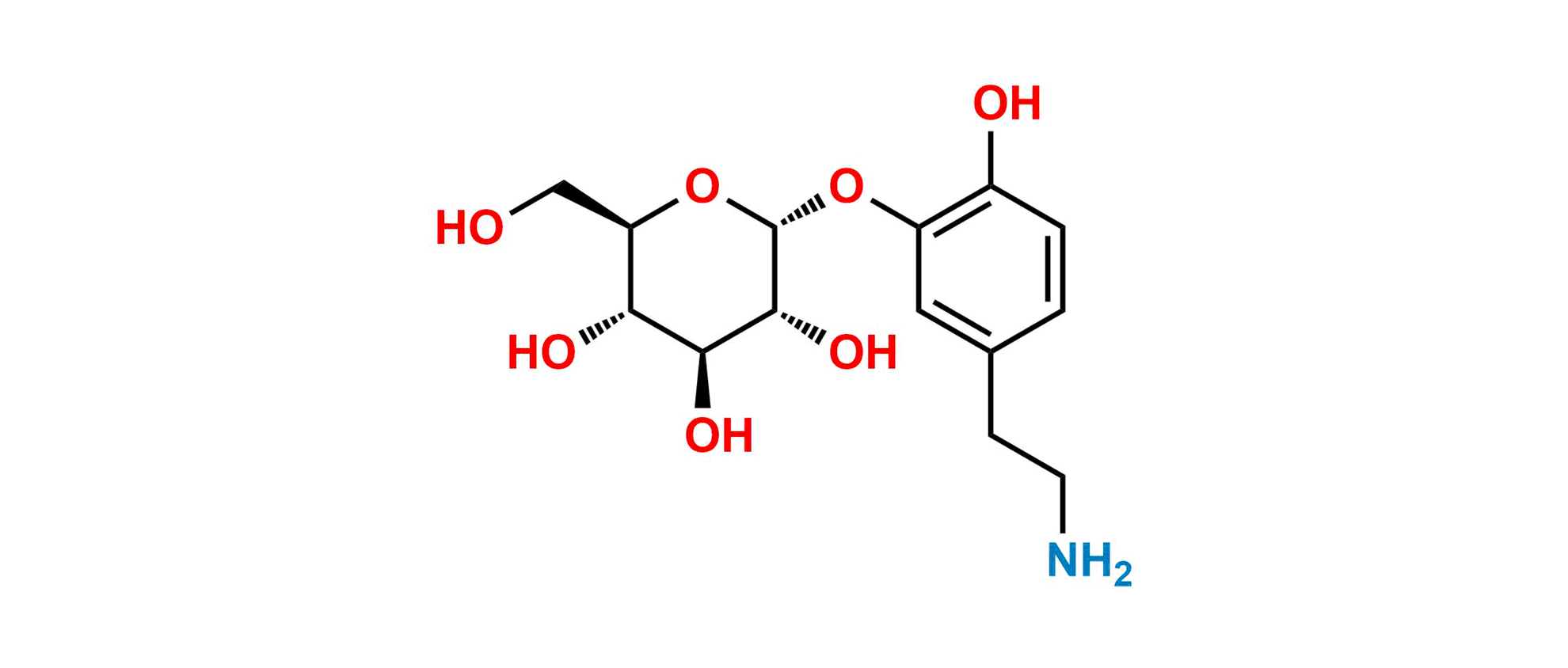 Picture of Dopamine-3-O-Alfa-Glucoside