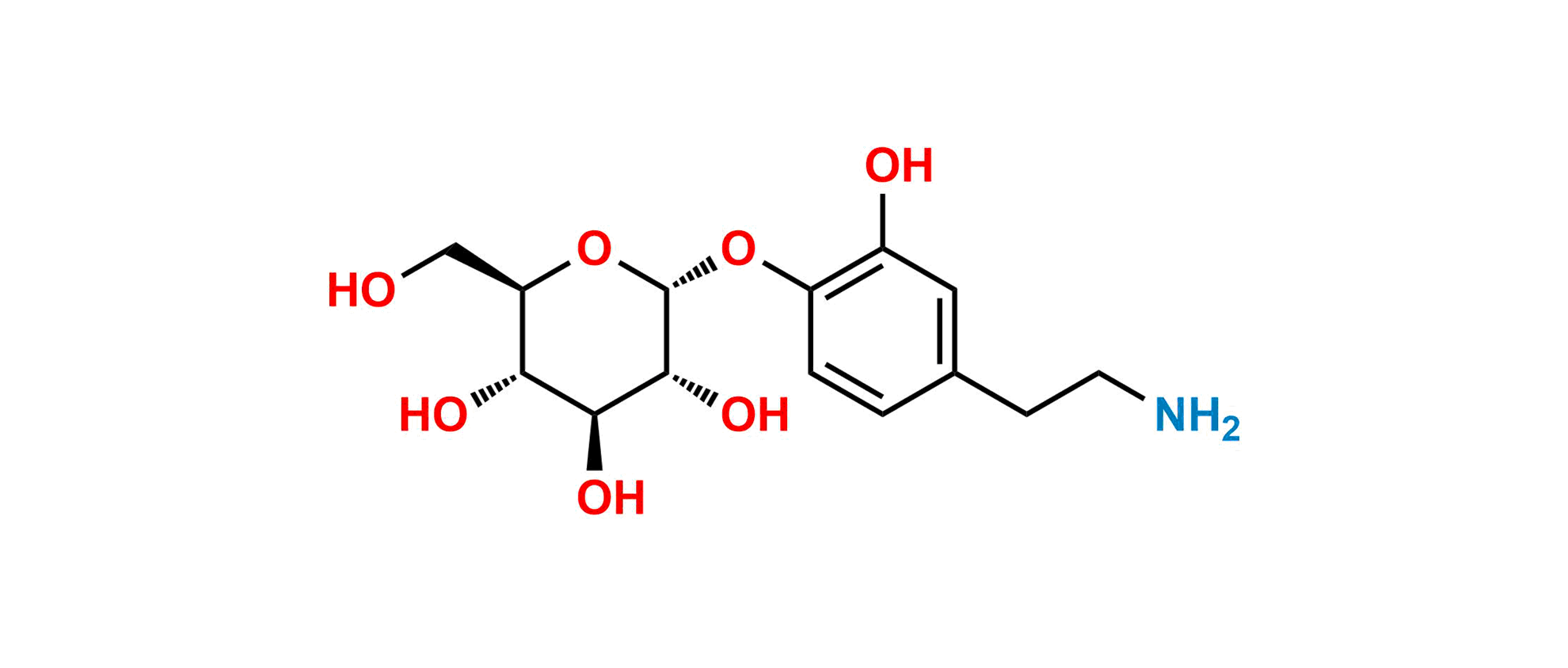 Picture of Dopamine-4-O-Alfa-Glucoside