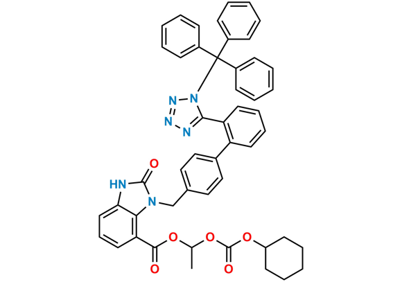 Picture of O-Desethyl N-Trityl Candesartan Cilexetil