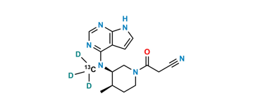 Picture of Tofacitinib 13C D3