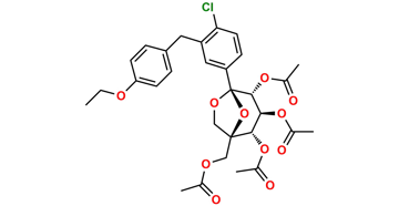 Picture of Ertugliflozin Tetra-Acetate Impurity 