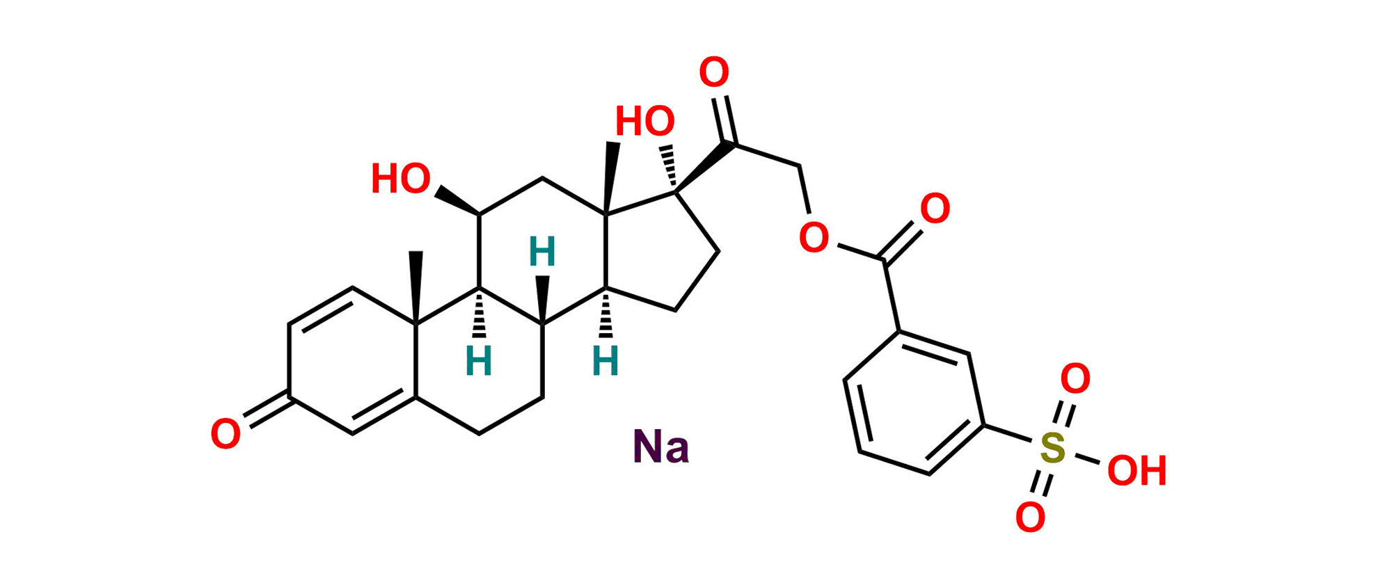 Picture of Prednisolone Metasulfobenzoate Sodium 