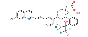 Picture of Montelukast-D6 Sodium Salt