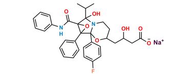 Picture of Atorvastatin Epoxy Pyrrolooxazin 7-Hydroxy Analog Sodium salt (USP)