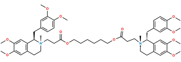 Picture of Atracurium Impurity M (R-cis, R'-cis)-Atracurium Free base