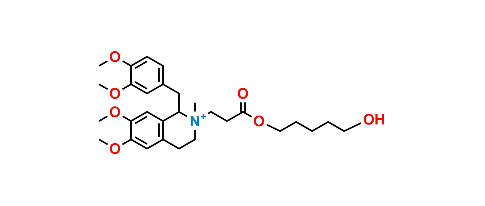 Picture of Atracurium EP Impurity D  (Mixture of Diastereomers)