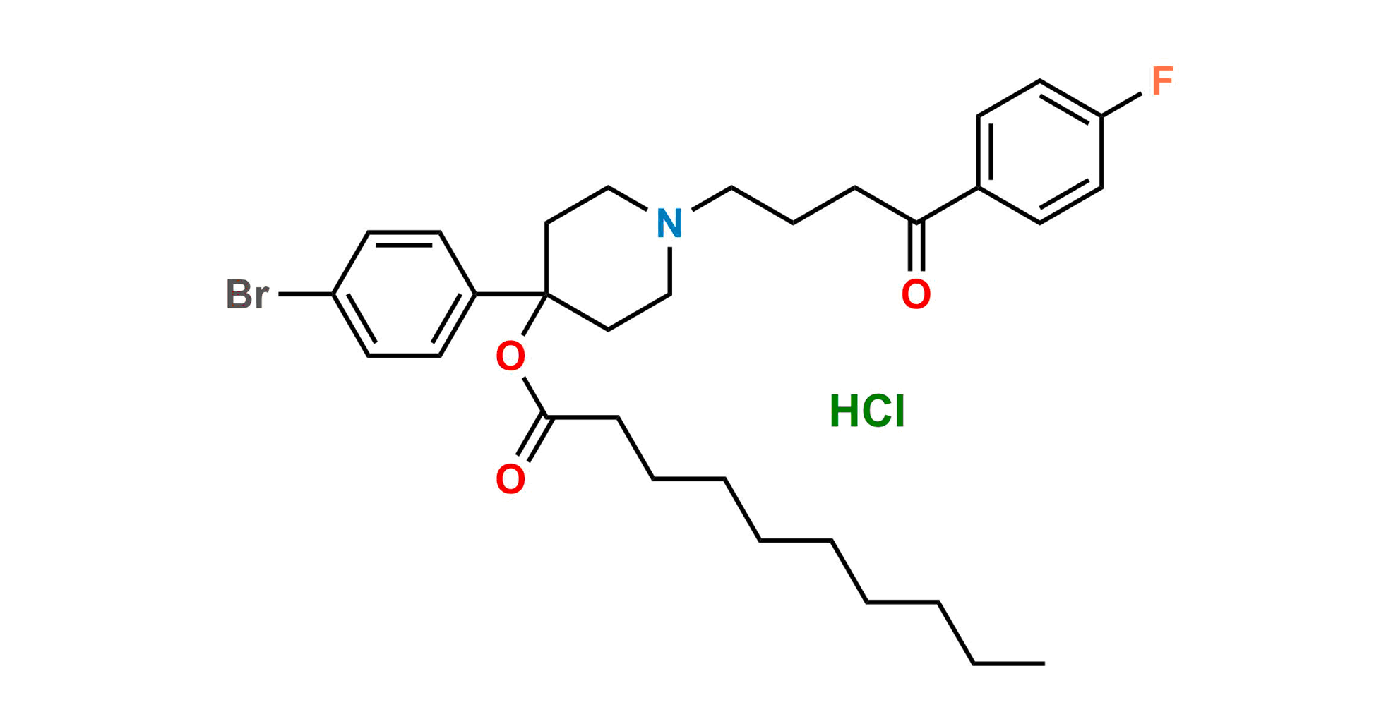 Picture of Bromoperidol decanoate Hydrochloride