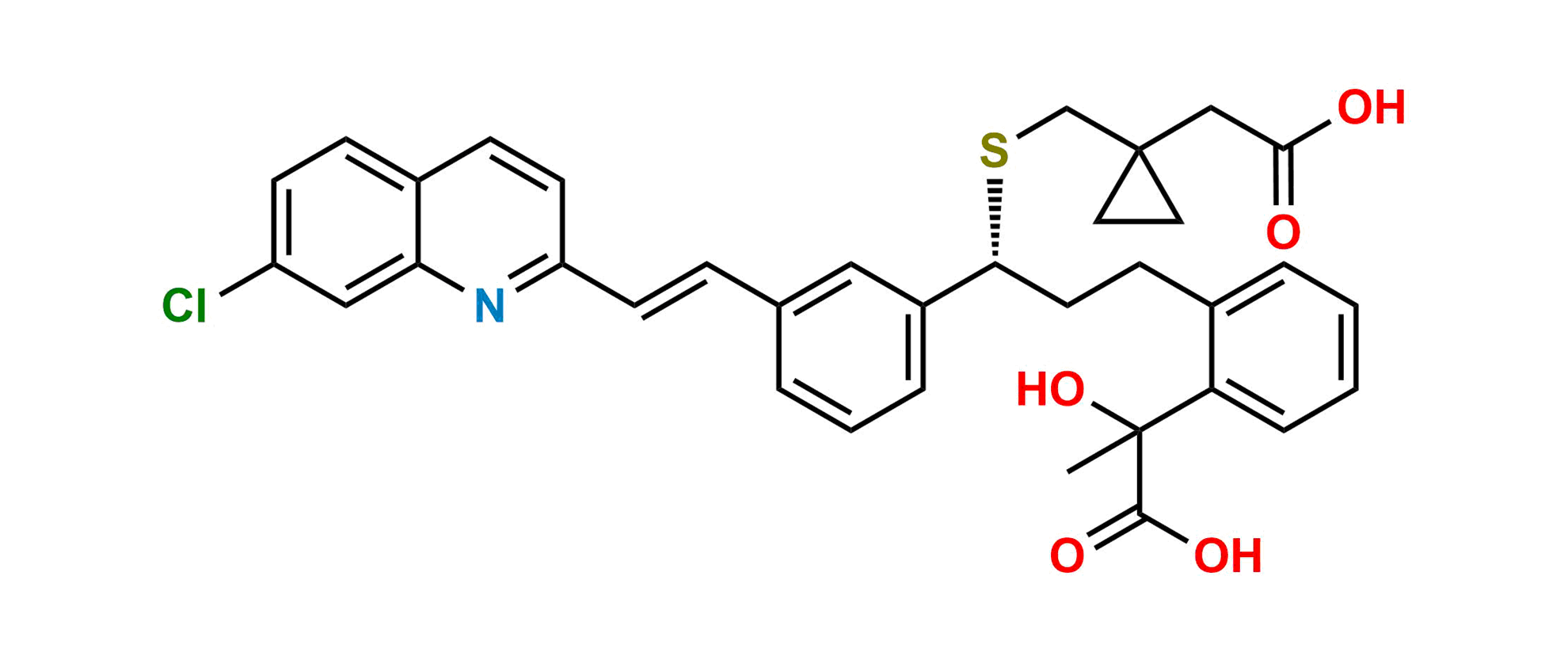 Picture of Montelukast Dicarboxylic Acid