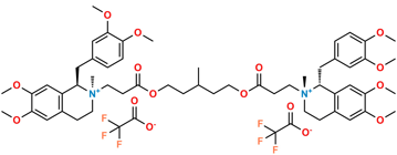 Picture of Cisatracurium EP Impurity K TFA salt