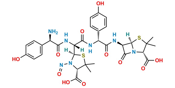 Picture of N-Nitroso Amoxicillin Impurity J Dimer