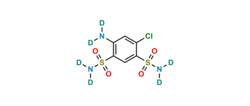 Picture of 4-Amino-6-chloro-1,3-benzenedisulfonamide-d6